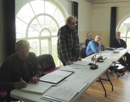 L-R Dick Eastwood, Mark Jones, Peter Longfoot, James Hodgson, Richard Playdon (photo John Billard)