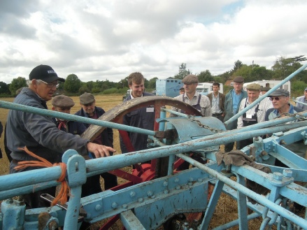 Joe explains the plough