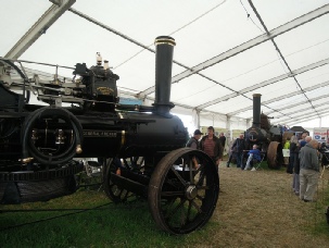 Fowler K7 14256 owned by the Farwells, faces Fowler BB 12413 under restoration