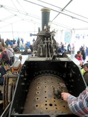 Another view of 14213 showing extensive boiler repairs