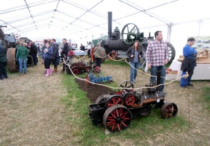Models and engines and “read all about it” in the Dorset marquee