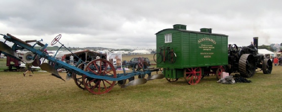 The Fowler road train assembled by Alan Sparkes led by Fowler BB1 15222