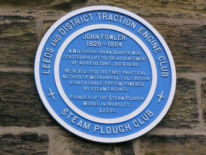 The Plaque on ‘Prospect House’ Photo: Dick Eastwood