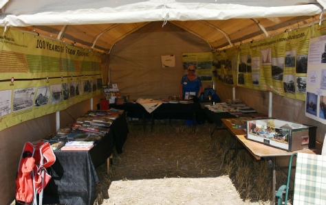 Madeleine in charge at the SPC display (Photo C Flack)