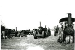 Unidentified collection of seven engines