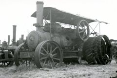 Fowler Z7 No. 16720. Slide valves, long cab, 2-speed plough gear. L/H view showing widening rings for rear wheels. Owned by Bomford & Evershed, Salford Priors, Worcs. Pic taken 1951.