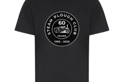 Steam Plough Printed 60th Anniversary Black