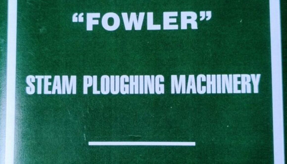 FOWLER WORKING INSTRUCTIONS