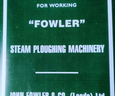 FOWLER WORKING INSTRUCTIONS
